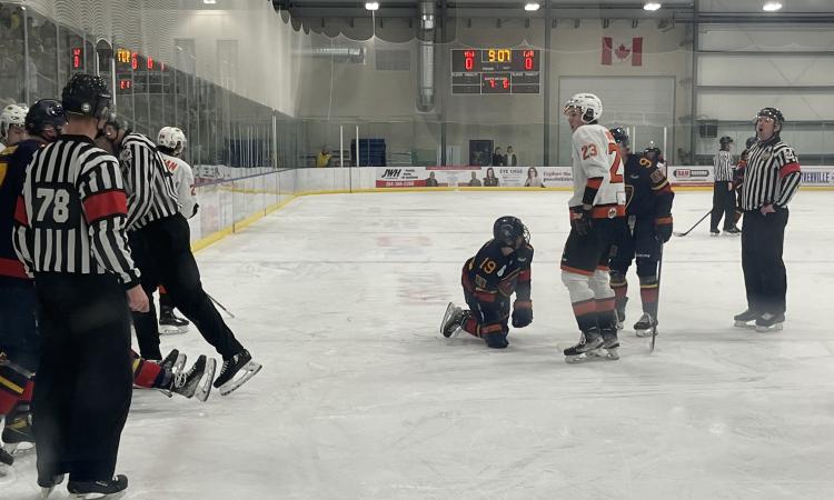 The Niverville Nighthawks returned to action after the Christmas break on Friday night with a rough 7–3 loss on the road to the Winkler Flyers. 