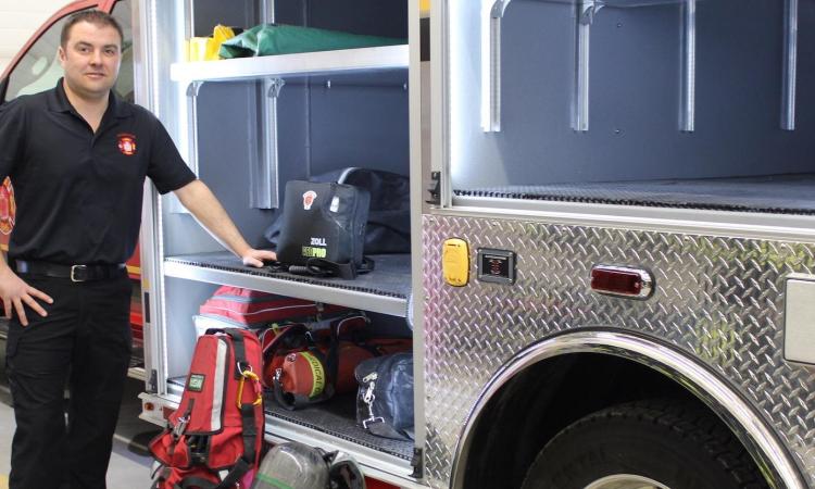Niverville fire chief Keith Bueckert.