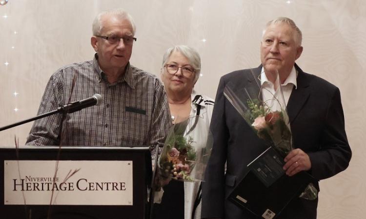 Niverville Foundation board members George Sawatzky, Annette Fast, and Aaron Redekop.