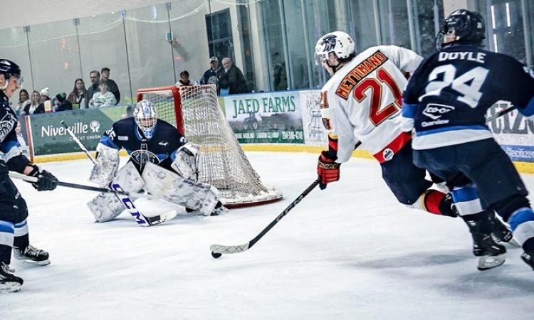  The Steinbach Pistons continue to show why they are the top team in the MJHL this season. In game two, they notched another convincing 5–2 victory over the Niverville Nighthawks in the first round series.