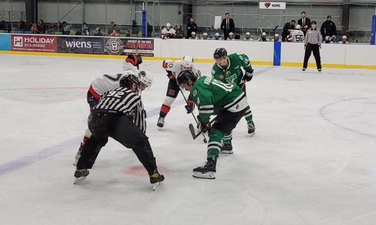  It was a spirited effort at the CRRC on Saturday night, but in the end, the top-ranked Portage Terriers defeated the Niverville Nighthawks by a 4–2 score.