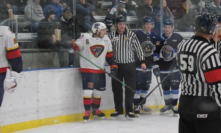 It was a spirited effort from the Niverville Nighthawks on Saturday night, but in the end they fell to the Steinbach Pistons 5–3 in the rematch from the previous night’s festivities.