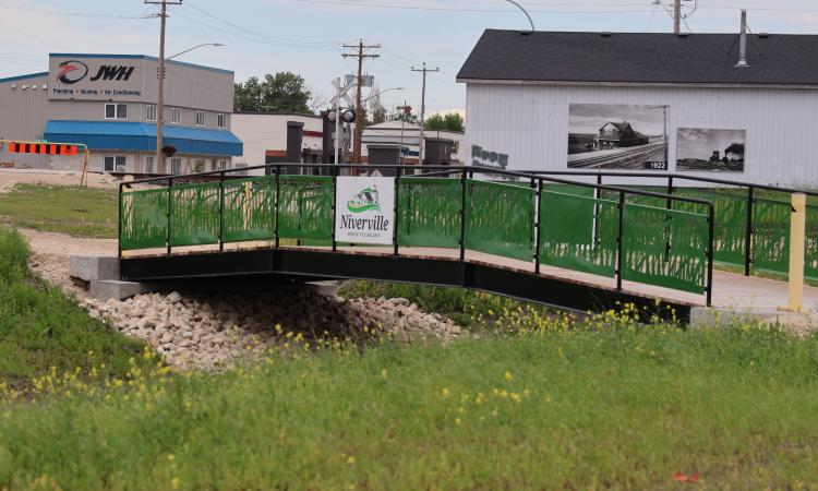 Niverville has received federal funding to improve its active transportation network.