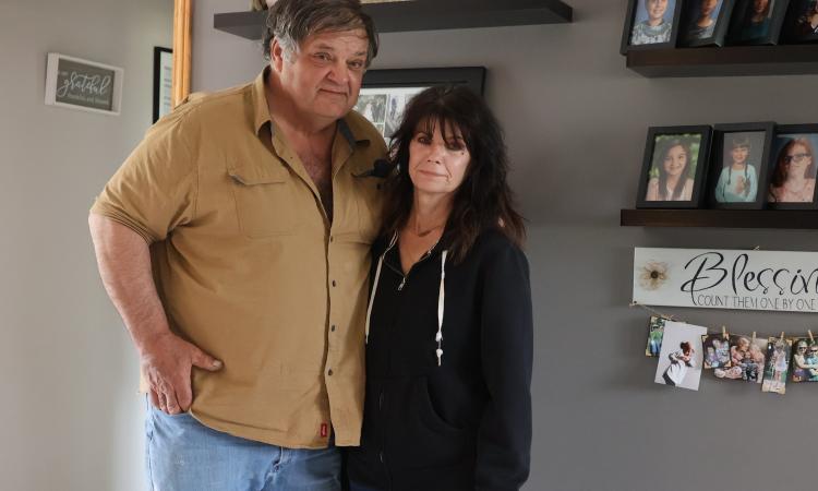 Albert and Shelley Sumka feel targeted by recent complaints made over truck use along Marchand Road.