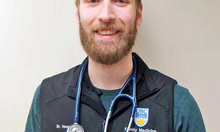 Dr. Henry Wood, who is temporarily serving at Open Health Niverville.