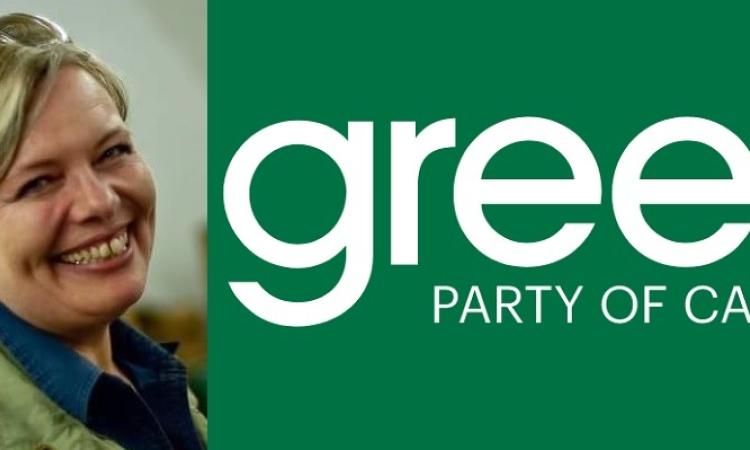 Janine Gibson is running in Provencher for the Green Party.
