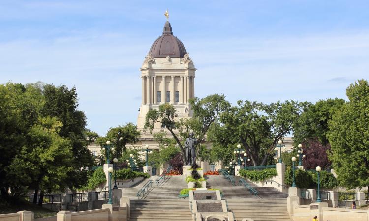 The Manitoba Legislature.