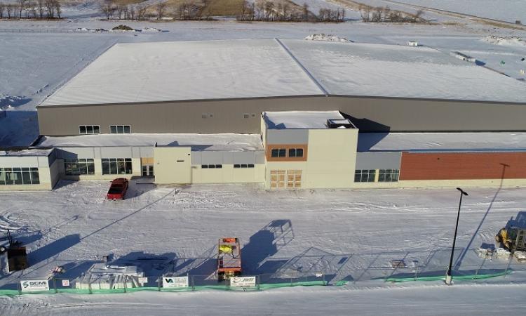 The CRRC in Niverville, when completed, will serve as a hub for the 2022 Winter Games.