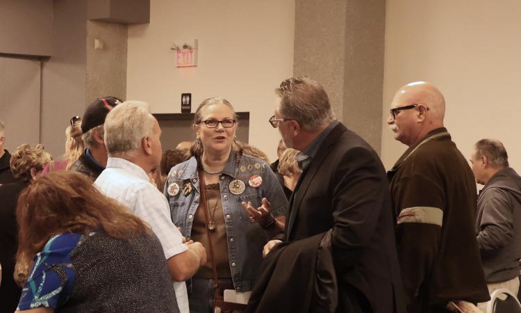 Attendees at the WMR meeting in Niverville on August 8.