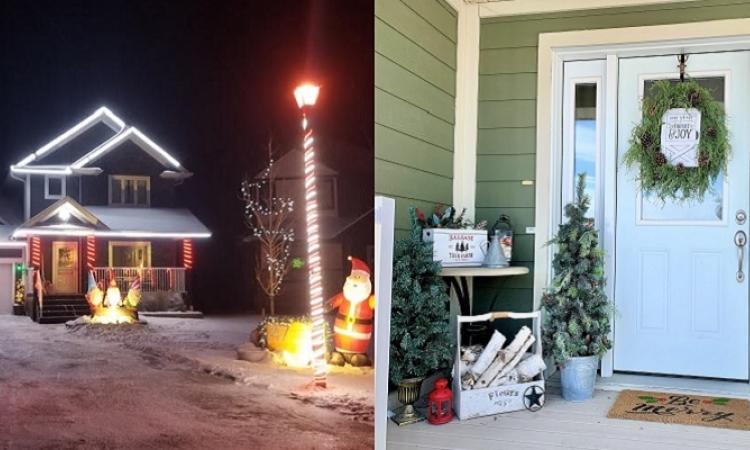 Best Decked Niverville Homes of 2020: 47 Wyndham Court and 63 Claremont Drive.