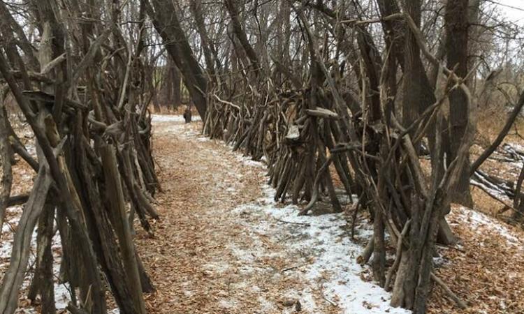 The "Friendship Trail" in St. Adolphe.