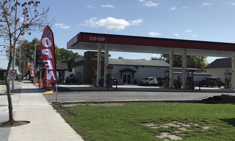 The new gas pumps are open at the Niverville Co-op.
