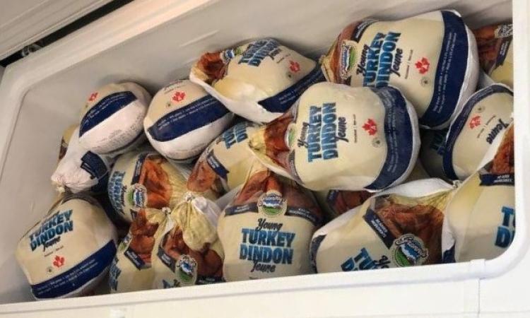 Helping Hands has received a donation of 576 frozen turkeys.