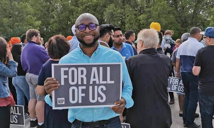 Obasesam Okoi from Ile-des-Chenes is the NDP candidate for Springfield-Ritchot.
