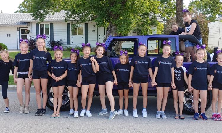 Some of the inaugural athletes of Phoenix Cheer Athletics.