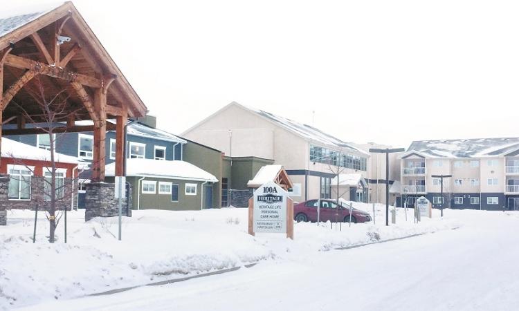 The Niverville Heritage Centre, which includes several types of seniors housing, including a personal care home.