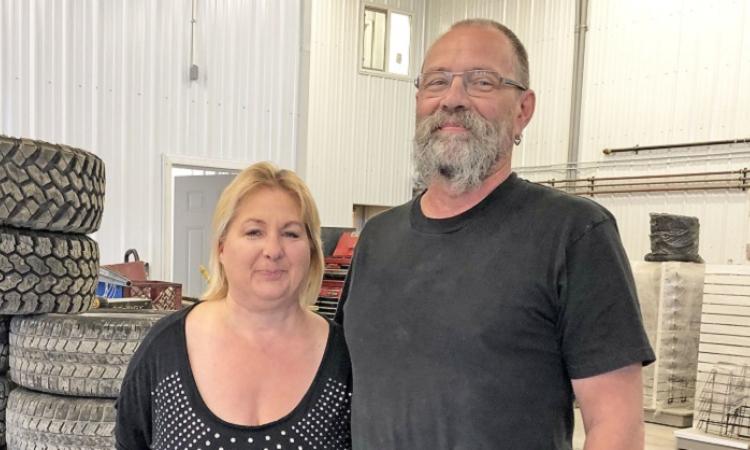 Maggie and Don Pearson of Metro Centre Ltd. in their new Niverville digs.