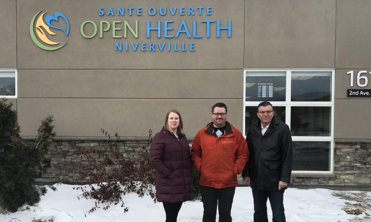 The Open Health medical clinic in Niverville.
