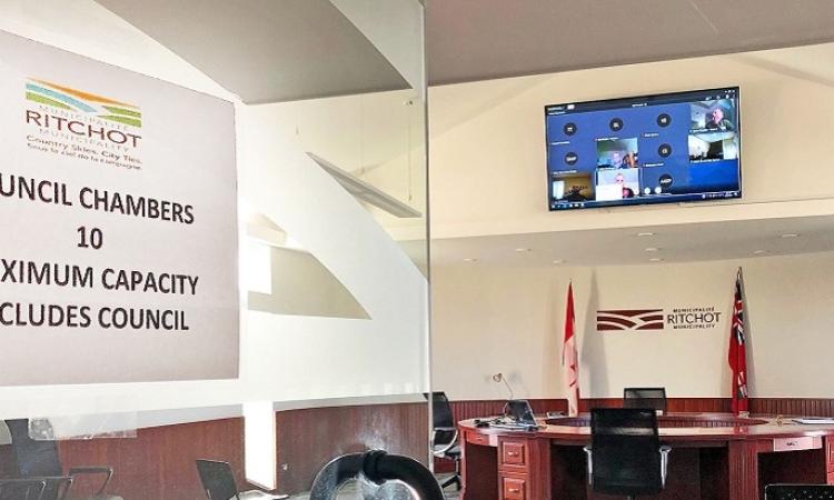Most Ritchot council members are still attending meetings remotely.