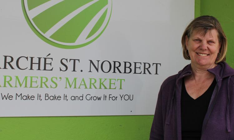 Marilyn Firth, Executive Cirector of the St. Norbert Farmers’ Market board.