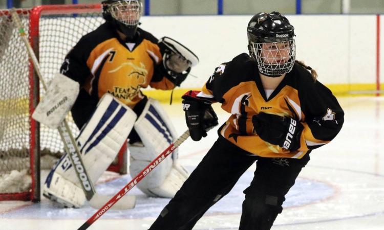 Josée Roy takes the ice as part of Team Manitoba.