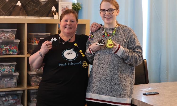 Bonny and Mariah Fehr of Niverville, proprietors of Peak Chewelry.