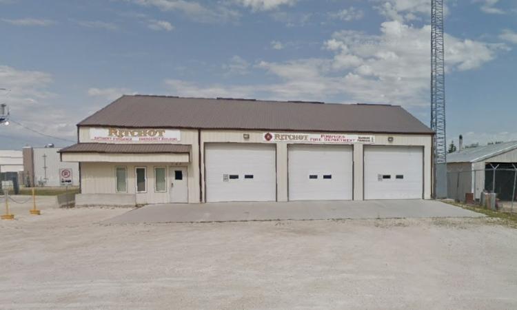 The fire hall in St. Adolphe.