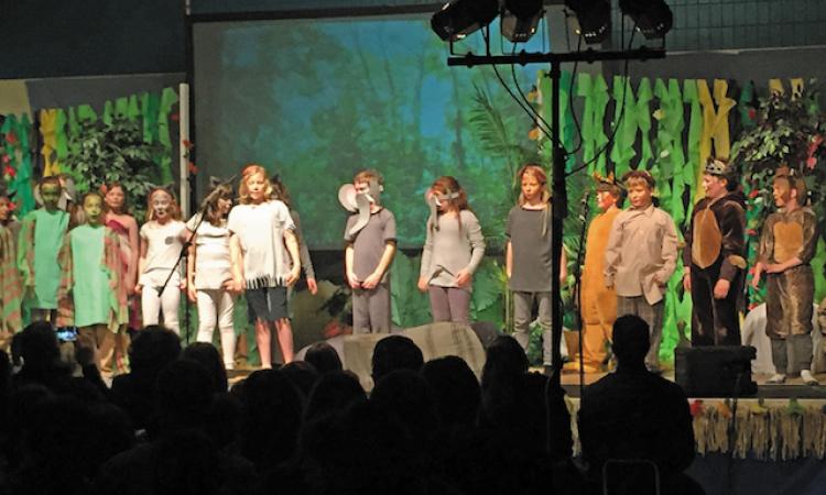 The cast of Niverville Elementary School's The Jungle Book