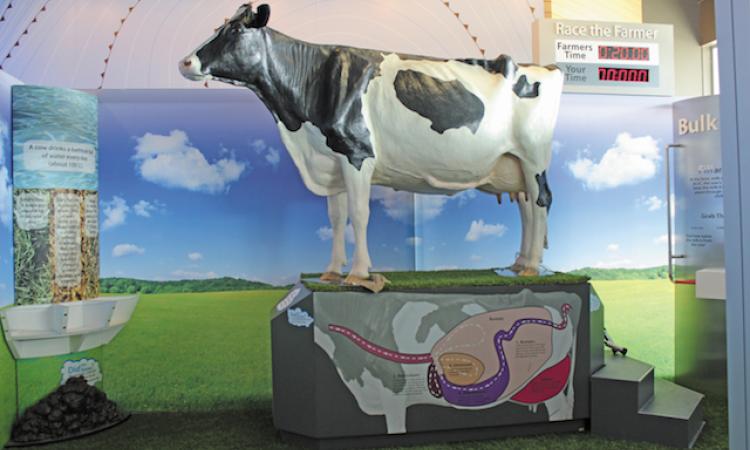 A display at the Bruce D. Campbell Farm & Food Discovery Centre