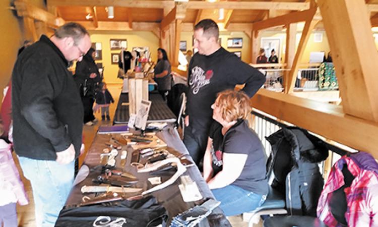 Local vendors show off their wares at the Winterfest market