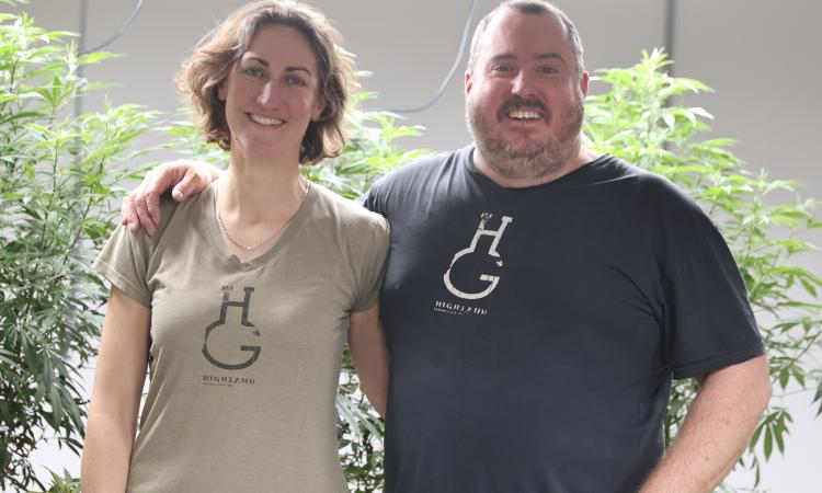 Juistine and Mark Douglas of Highland Greenhouses.
