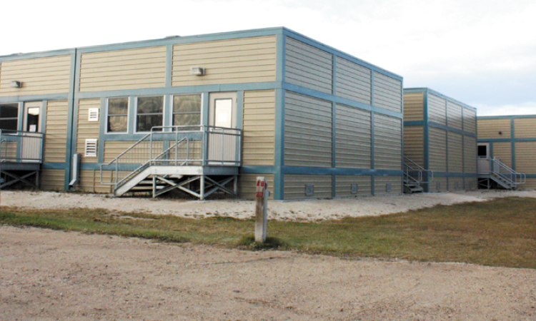 Niverville Collegiate will have 13 portable classrooms at the start of the 2017-2018 school year