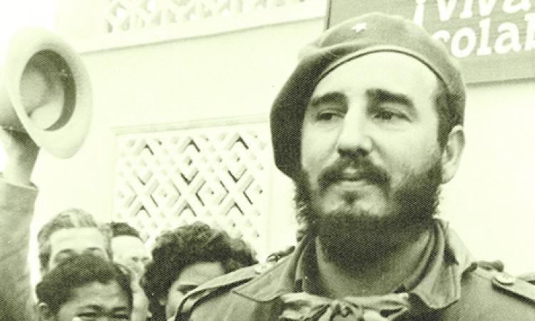 Yangiyer, Uzbekistan, May 11, 1963: Residents welcome Fidel Castro