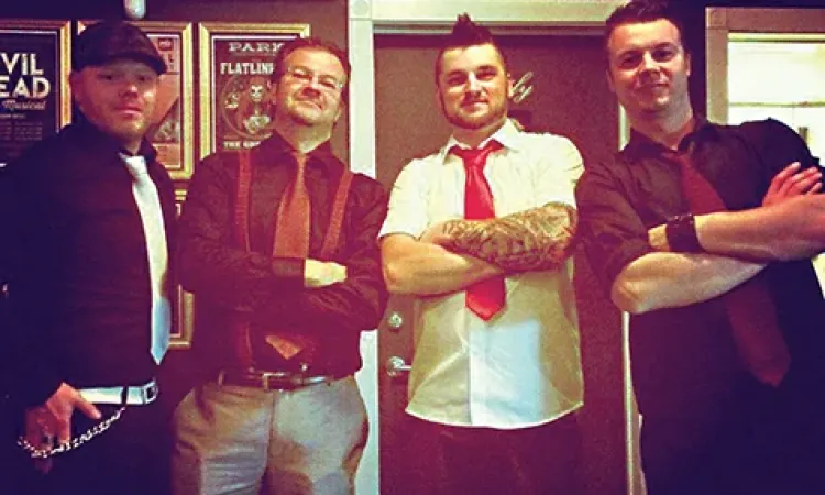 Shaun St. Cyr, Joel Enns, Jarred Lawrence, and Chad Friesen