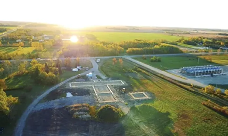Site of the new wildlife hospital and education centre