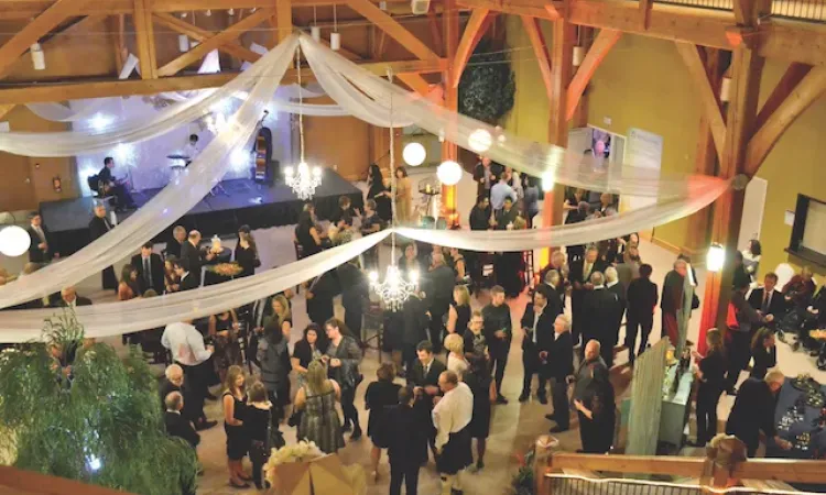 Gala reception in the Heritage Centre atrium