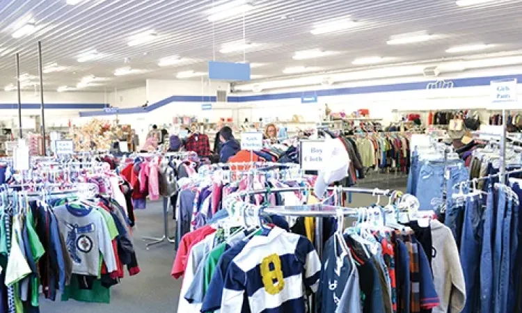 The MCC Thrift Shop on a busy Saturday afternoon