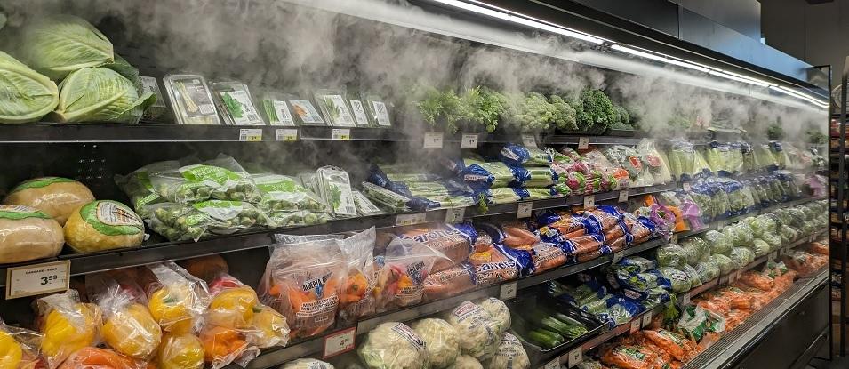 The store includes any cutting-edge technology upgrades, including a state-of-the-art misting system for produce.