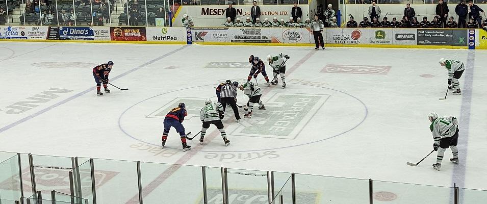 The Niverville Nighthawks couldn’t muster enough offence in their 3–1 loss to the Portage Terriers on the road on Wednesday evening.