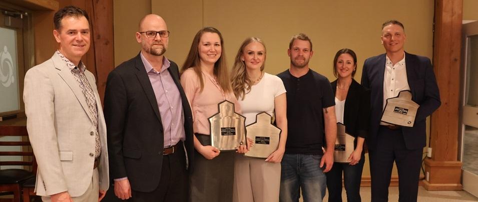 The winners of this years Niverville Chamber of Commerce annual awards.