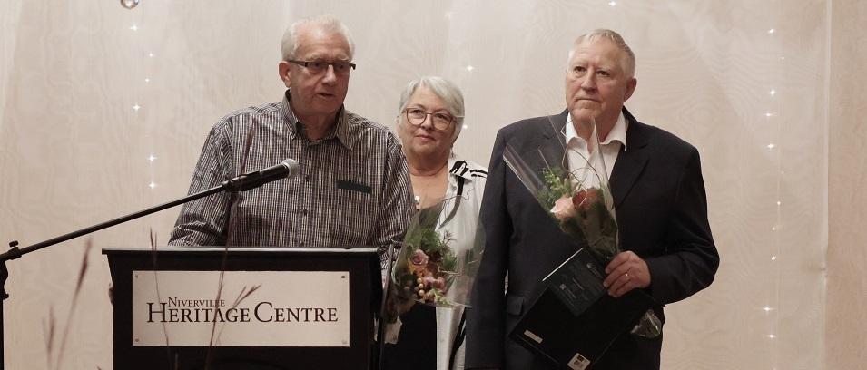 Niverville Foundation board members George Sawatzky, Annette Fast, and Aaron Redekop.