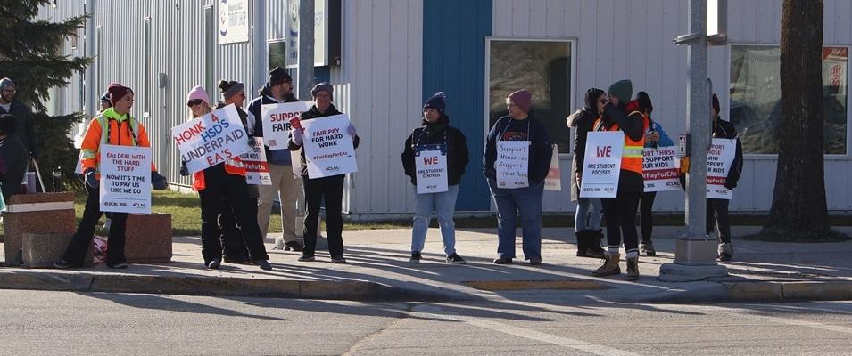 Starting today, most striking EAs are back to work.