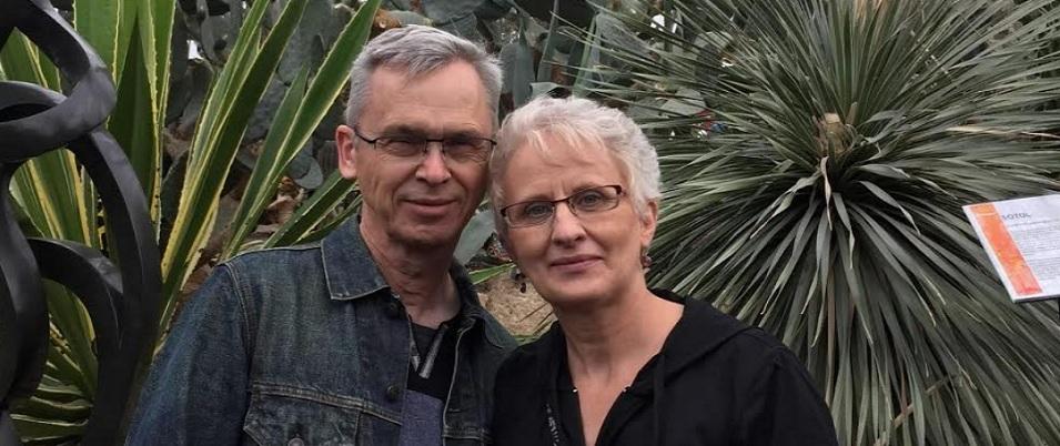 Lisa Letkeman with her husband Henry.