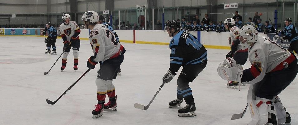 The Niverville Nighthawks snapped a three-game losing streak on Tuesday night as they defeated the Winnipeg Blues 3–2 in overtime.