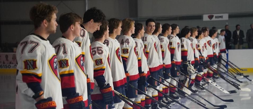 The Niverville Nighthawks earned their first win of the season, and first as a franchise, on Wednesday as they defeated the Winkler Flyers on the road by a dominant 5–1 score.