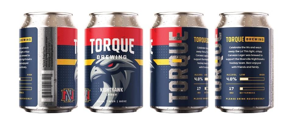Torque Brewing and the Niverville Nighthawks have partnered to come up with a new lager.