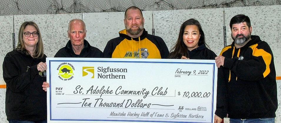 Joelle Sylvestre, Don Kuryk, Darcy Mauthe, Andrea Vermette, and Jamie Barnes.