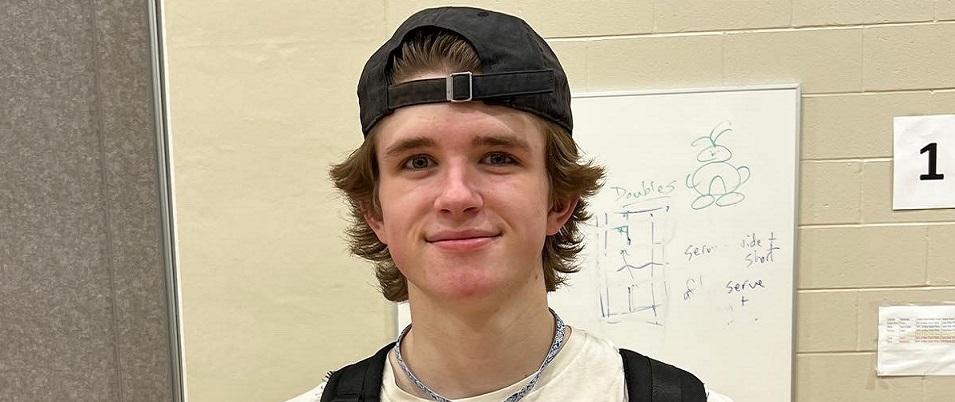 Niverville High School Grade 12 student Ethan Tomlinson organized a charity basketball game to help improve access to sports programming.