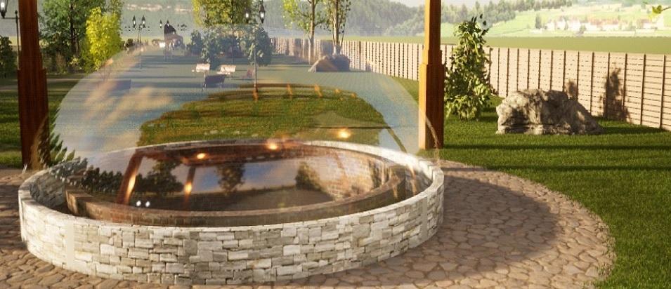 Artist’s rendering of the planned CPR Well Historical Park.