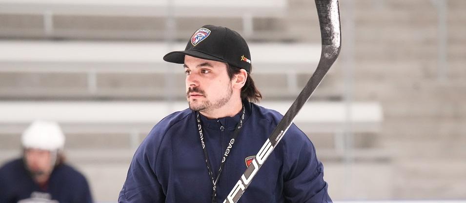 Kayden Jarvis, the Nighthawks' new player development coach.